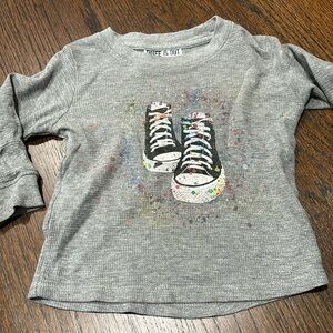 Three and out long sleeve thermal shirt